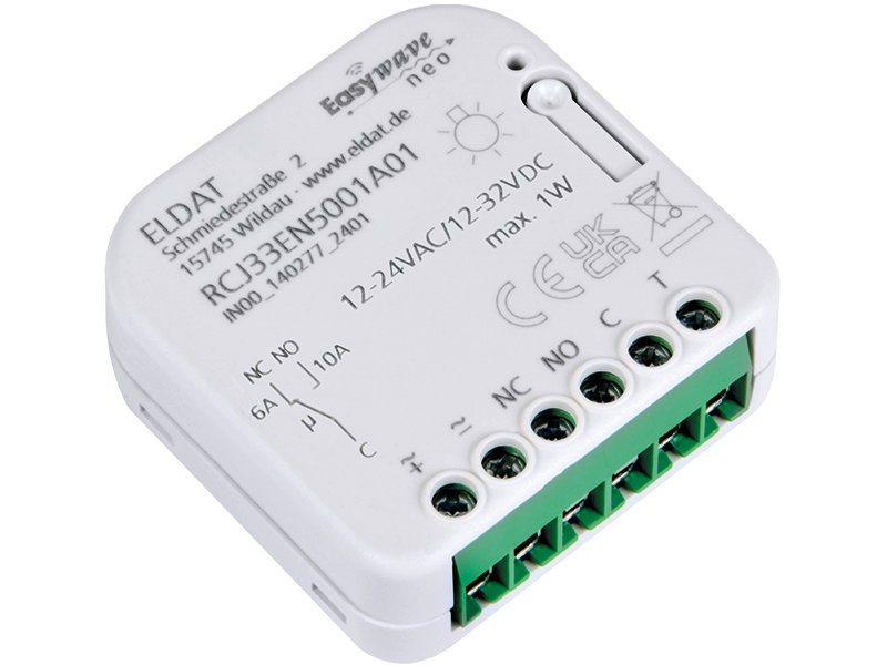 [RCJ33EN5001A01-K] RCJ33 Flush-mounted receiver 12-24 V potential-free