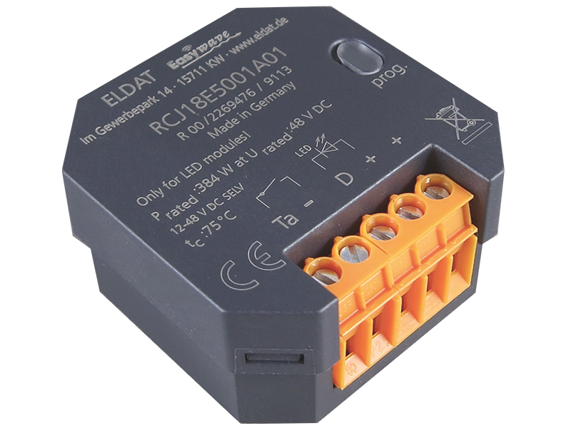 [RCJ18E5001A01-23K] RCJ18 Flush-mounted dimmer 12-48V LED strips